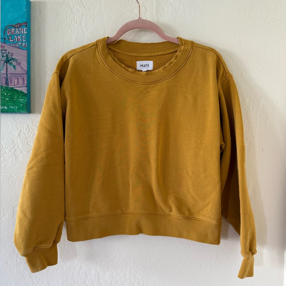 MATE the Label Golden Crew Neck Sweater